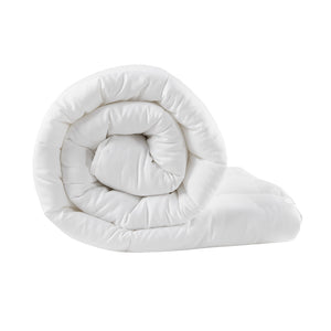 JLA Home Madison Park - 300 Cotton Sateen Comforter with Plush Down Alternative Fill, Hypoallergenic, OEKO-TEX Certified Breathable Warmth 90 L x 68 W x 1.5H MP10-1246