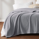 True North by Sleep Philosophy Microfleece Casual Blanket TN51-0550 Grey