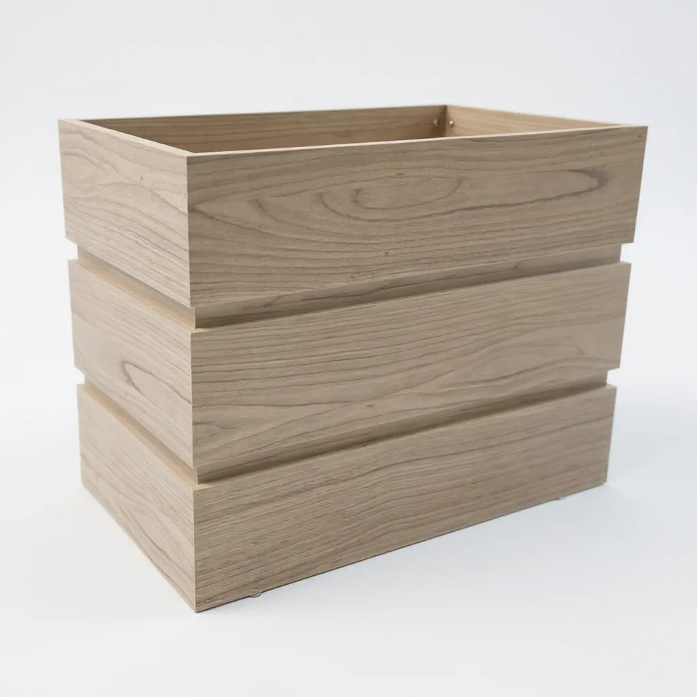 English Elm Rectanglar Terrace Tall Planter Aluminum Wood-tone Outdoor Patio Garden Pot Ash Brown B2755P462209