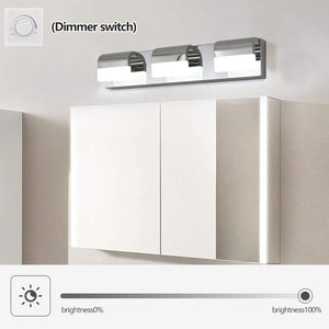 English Elm Bathroom Vanity Lighting - Modern 3-Light Led Fixture For Bright, Energy-Efficient Bathroom Illumination W2312P374898