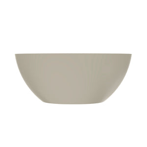 English Elm 55 Inch Solid Surface Freestanding Soaking Tub Matte Beige Spa Style Bathtub W1613P371990