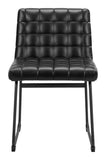 Pago Dining Chair - Set of 2 Black 110067 Zuo Modern