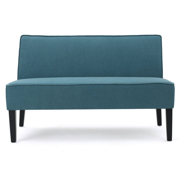 English Elm 50'' Linen Upholstered Loveseat Solid Wood Frame Modern Seating for Small Spaces N771P376540R