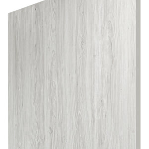 English Elm 30 in Flush Interior Door Slab White Melamine Mdf Core Smooth Grain Finish B2763P486378