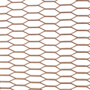 English Elm Christopher Knight Home® - STEEL Screen Divider Iron Room Partition – Gold Brushed Brown Mesh Panel, Modern Free-Standing Accent (33.5x32.5) 67262.00