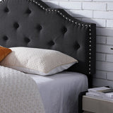 Christopher Knight Home® - Noble House - Cordeaux Contemporary Upholstered Queen/Full Headboard