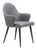 Silloth Dining Chair Gray 110120 Zuo Modern