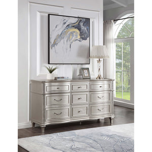 English Elm Katerina Silver Oak 9-Drawer Dresser With Jewelry Tray – Elegant, Modern Storage For Your Bedroom B062P358070
