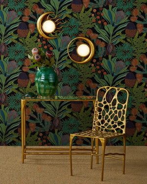 Currey & Company Tona Wall Sconce - Vintage-inspired, Handcrafted Iron Design With Gold Leaf Finish & Marble Accent Gold Metal ,Marble 5900-0058-currey-company