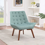 OSP Home Furnishings Shelly Tufted Chair Sea