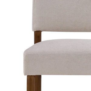 English Elm 26'' Rubberwood Fabric Counterstool Set Padded Backrest Kitchen Island Seating Light Gray N780P394271G