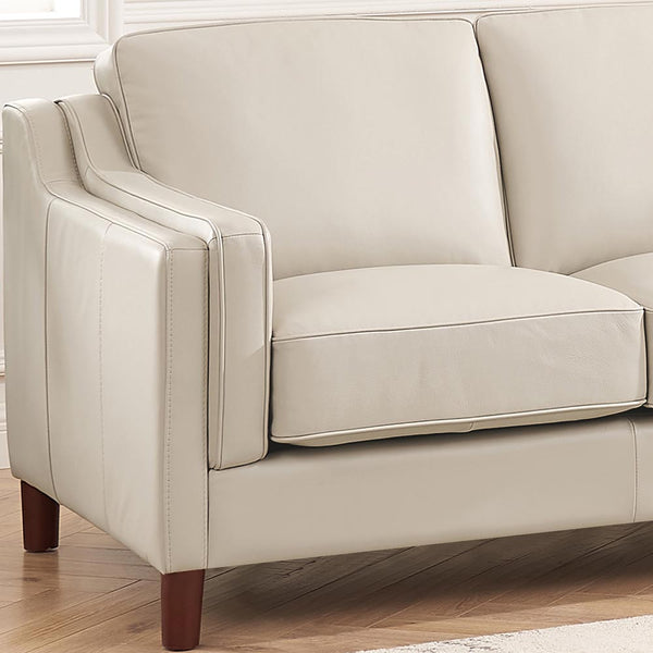 English Elm Bella Leather Sofa Collection – Double-Sloped Track Arms, Sewn-In Cushions, Clean Lines, Timeless Charm B2705P211799
