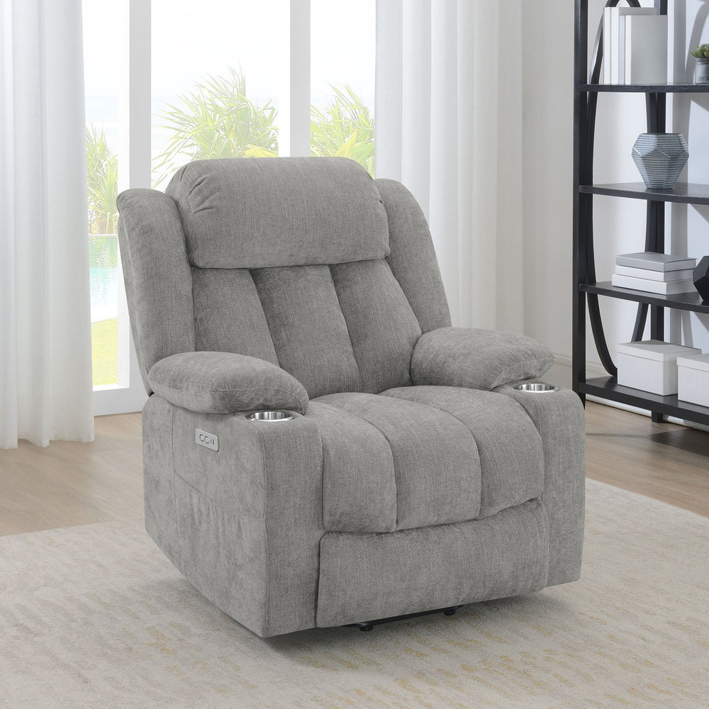 English Elm Beca Power Lift Recliner with Usb Port Tufted Polyester Upholstery for Living Room B062P466843