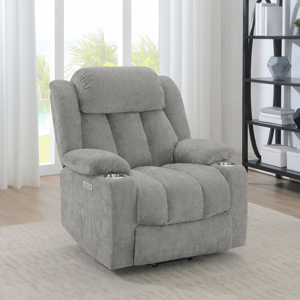 English Elm Beca Power Lift Recliner with Usb Port Tufted Polyester Upholstery for Living Room B062P466843
