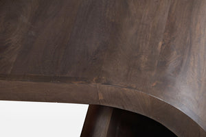 English Elm Vintage Gray Wash Solid Mango Wood Coffee Table Handcrafted for Rustic Living Rooms B024P430772
