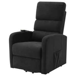 English Elm Royston Channel Back Power Lift Recliner with Remote and Pocket Coil Fabric Seat B062P440092