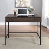 OSP Home Furnishings Contempo Sit-To-Stand Desk Ozark Ash