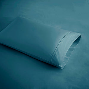 English Elm 4-piece King Sateen Cotton Blend Sheet Set with Cooling Moisture Wicking Technology B035P437452