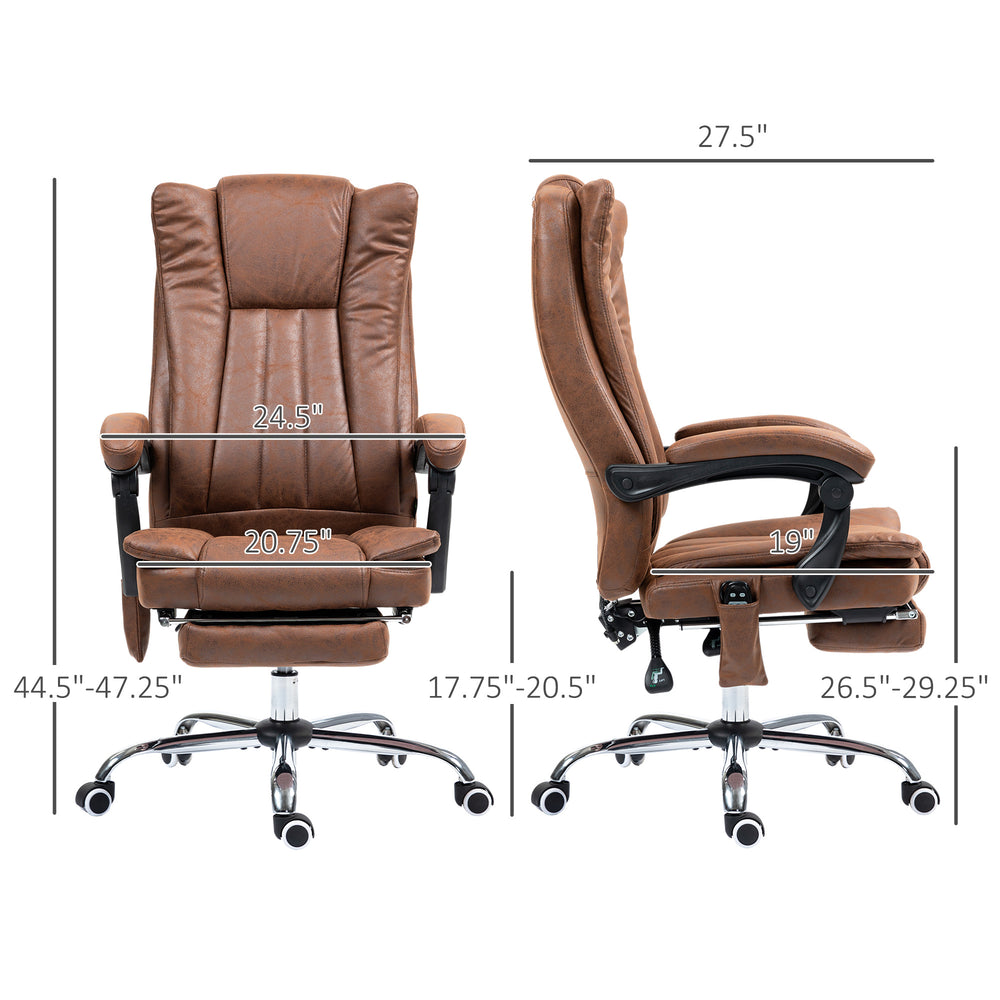 English Elm Office Chair Retro Low Back Microfiber Seating with Tilt and Pneumatic Height Adjust T3971P407992