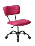 OSP Home Furnishings Vista Task Office Chair Pink