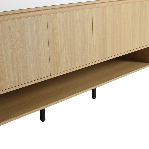 English Elm 60" Freestanding Bathroom Vanity Cabinet Only, 4 Soft-Close Doors, KD Packing, Durable 67.7x23x7.9 W1972P199464