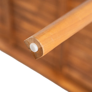 English Elm Christopher Knight Home® - Acacia Natural Grain Outdoor Dining Table — Solid Acacia Wood, Easy Assembly, Weather-Savvy Design N776P286348B