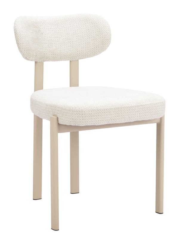 Zuo Modern Aurea Dining Chair Set Of 4 – Modern Light Gray Upholstered Seating For Stylish Hospitality Spaces Gray 100% Polyester,Plywood,Steel 110861-zuo-modern