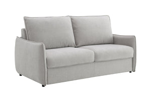 English Elm Jinn Chenille Convertible Sleeper Sofa with Memory Foam Bed and Metal Legs B2726P435913
