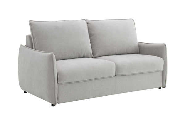 English Elm Jinn Chenille Convertible Sleeper Sofa with Memory Foam Bed and Metal Legs B2726P435913