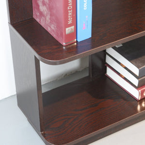 English Elm 31.5" Tall 5-tier Mdf Bookcase Slim Open Shelving Unit for Office Bedroom Living Room Ox Blood Red W2899P444162