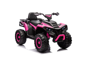 English Elm Kids Electric Atv Two Seater 24v 4wd Ride on with Bluetooth and Foam Tires W1620P487630