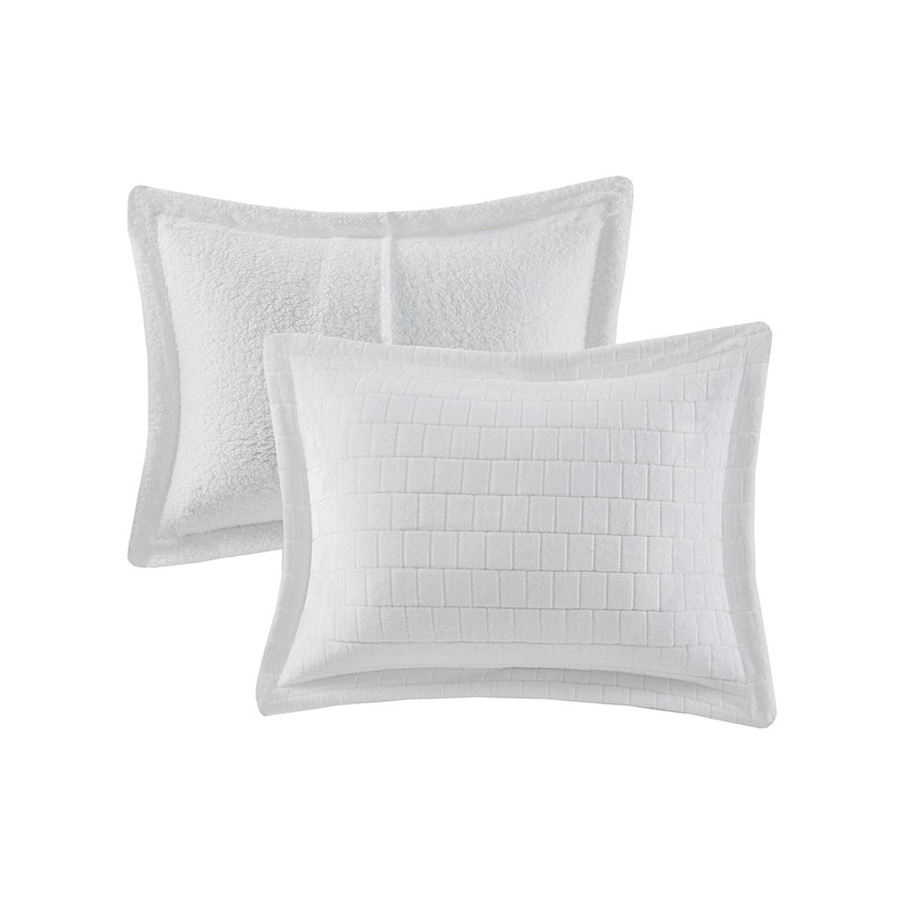 English Elm Full/Queen Laurie Plush to Sherpa Comforter Set – Hypoallergenic Down Alternative, OEKO‑TEX Soft Warmth, Machine Washable B035100014