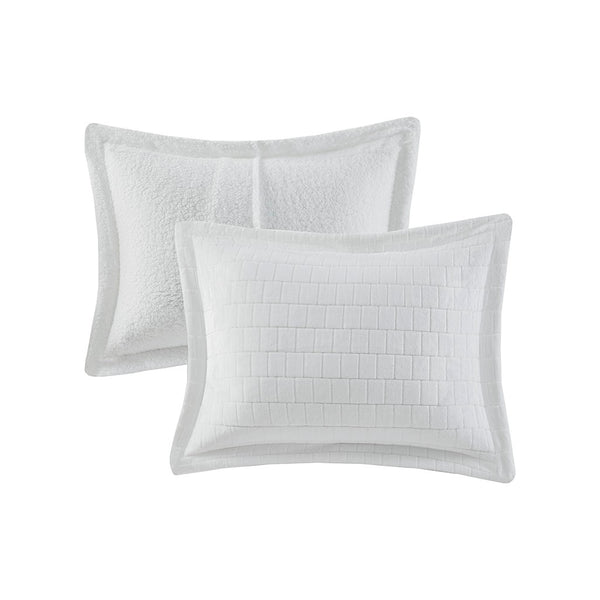 English Elm Full/Queen Laurie Plush to Sherpa Comforter Set – Hypoallergenic Down Alternative, OEKO‑TEX Soft Warmth, Machine Washable B035100014