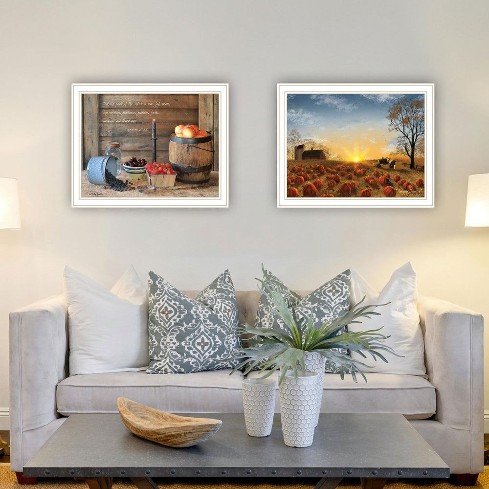English Elm Trendy Decor 4u Billy Jacobs Autumn Two Piece Framed Art Set for Home Walls B067P255230
