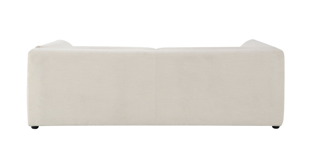 English Elm Jaeda Linen Beige Boucle Sofa with Plush Cushions, Timeless Comfort & Stylish Neutral Design for Living Rooms B2726P241776