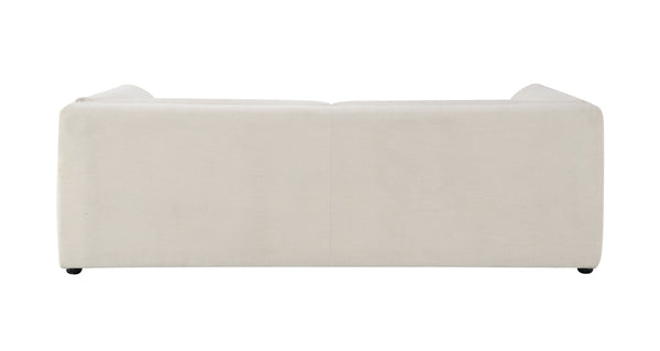 English Elm Jaeda Plush Boucle 3PCS Living Room Set with Linen Upholstery, Wood Frame, Plush Cushions for Comfort Beige 76.4 L x 38.2 W x 28.3 H B2726S00202