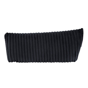 English Elm Black Corduroy Swivel Glider Recliner Chair - 360° Motion, Plush Cushioning, Sleek Black Upholstery B011P383307