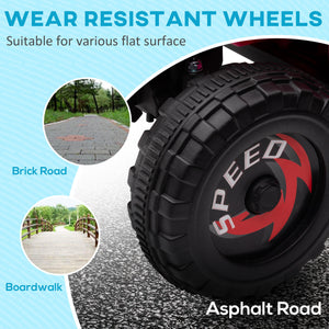 English Elm Aosom 6v Electric Toddler Atv Quad Ride on with Non-slip Grip and Durable Tires W2225P217194