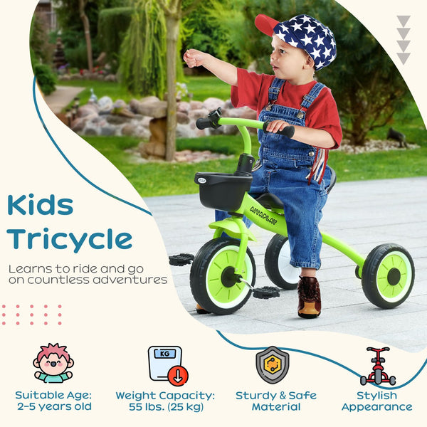 English Elm Qaba Plush Unicorn Ride on Toy with Pedal Wheels Steel Frame for Kids Ages 3 to 6 W2225P229486