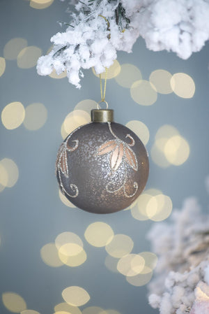 English Elm D3" Set Of 12 Elegant Glass Christmas Ball Ornaments For Timeless Holiday Decor And Festive Cheer W2078P247899