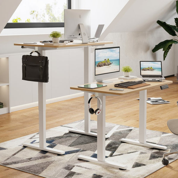 English Elm Stary Electric Standing Desk - Adjustable Height Sit-Stand Home Office Workstation For Productivity T3623P339390-GIGA