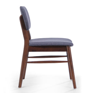 English Elm Christopher Knight Home® - Set Of 2 Mid-Century Upholstered Dining Chairs With Walnut Frame For Stylish Comfort & Durability N759P307029F