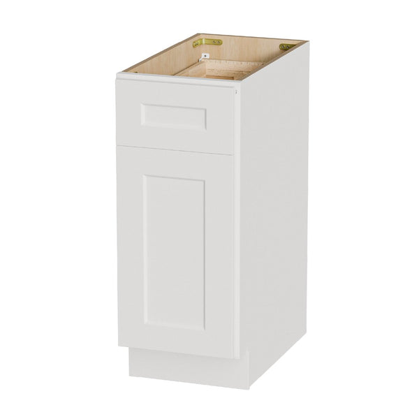 English Elm 12" Shaker Base Cabinet Solid Wood Soft Close Drawer Adjustable Shelf Kitchen Bath W5662P465988