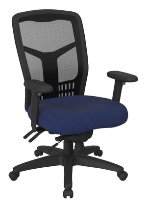 OSP Home Furnishings Progrid® High Back Ergonomic Mesh Office Chair with Lumbar Support and Pneumatic Controls 92892-225