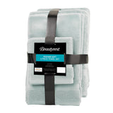 Beautyrest Plume Transitional 100% Cotton Feather Touch Antimicrobial Towel 6 Piece Set BR73-2437 Seafoam