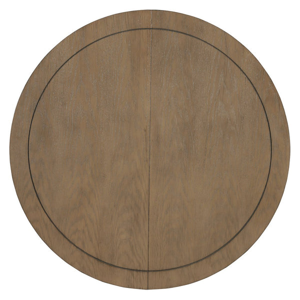 English Elm Trexm Rustic Farmhouse Extendable Dining Table Oak Veneer Drop Leaf Seats Six Espresso N715P399861P