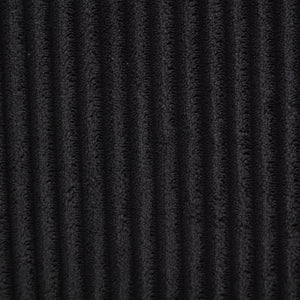 English Elm Corduroy Swivel Barrel Chair with Sturdy Wood Frame & Metal 360° Base, Plush Corduroy Comfort Pop Black W395P220274