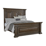 Pulaski Furniture Woodbury Queen Panel Bed in Cowboy Boots Brown Brown, Cowboy Boots Brown Rubberwood P351-BR-K1