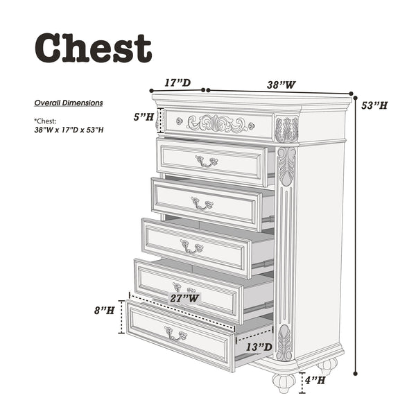 English Elm Antique Pine Chest of Drawers 38"x17"x53" Turned Legs Cherry Veneer Bedroom Storage Organizer B011P210738
