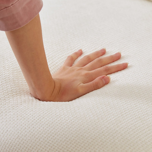 English Elm 98.5" 3-seater sofa with upholstered armrests and plush cushions, modern linen sofa with high weight capacity Beige W1193S00144